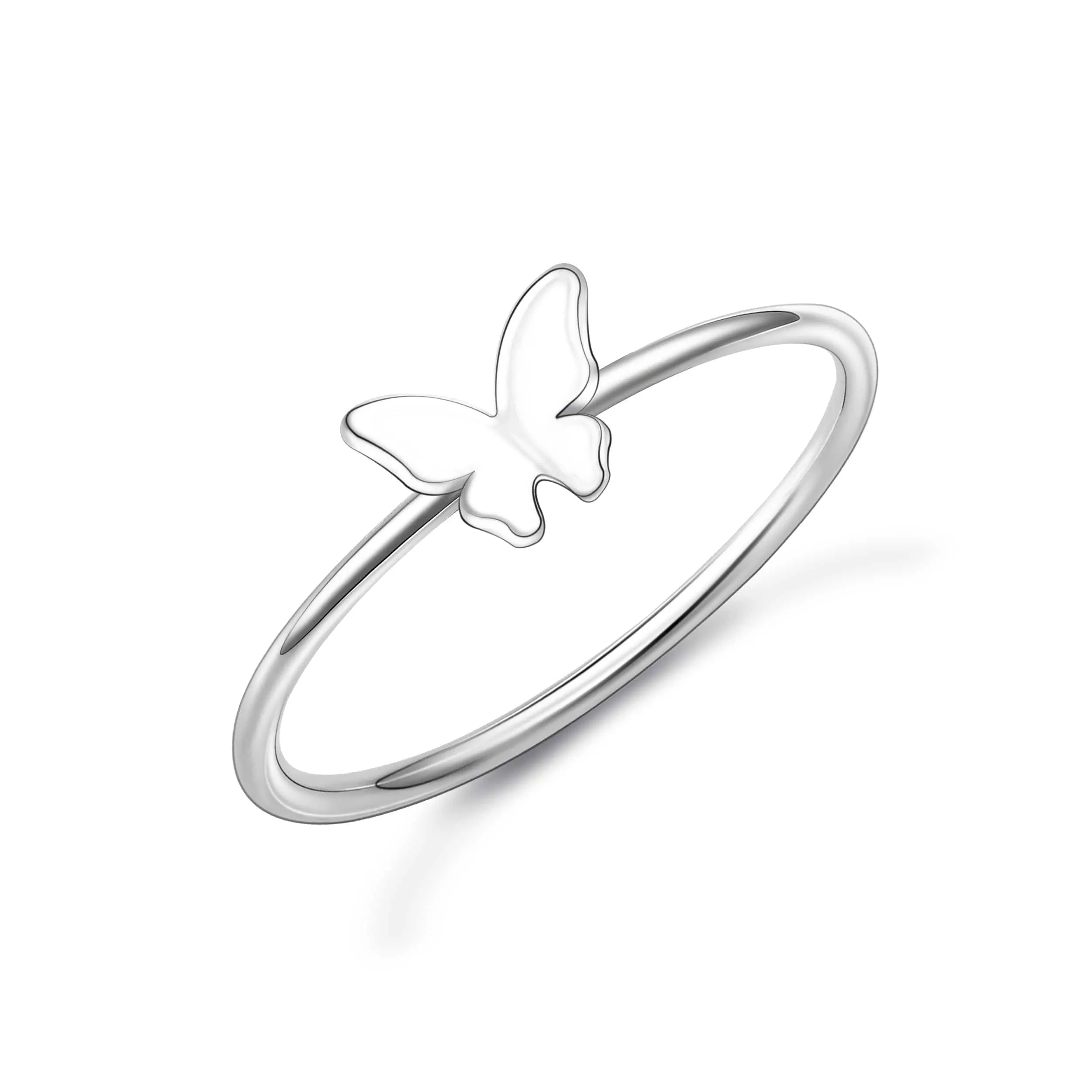 Mini Butterfly Ring Sterling Silver