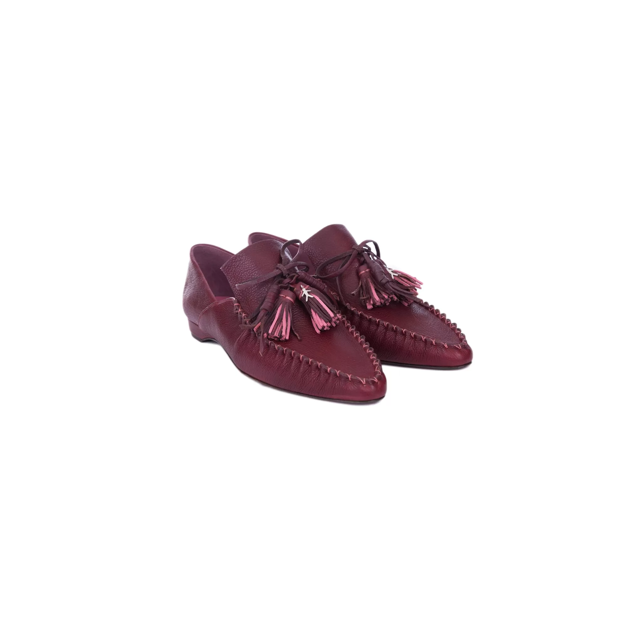 Moccasin Messico Burgundy