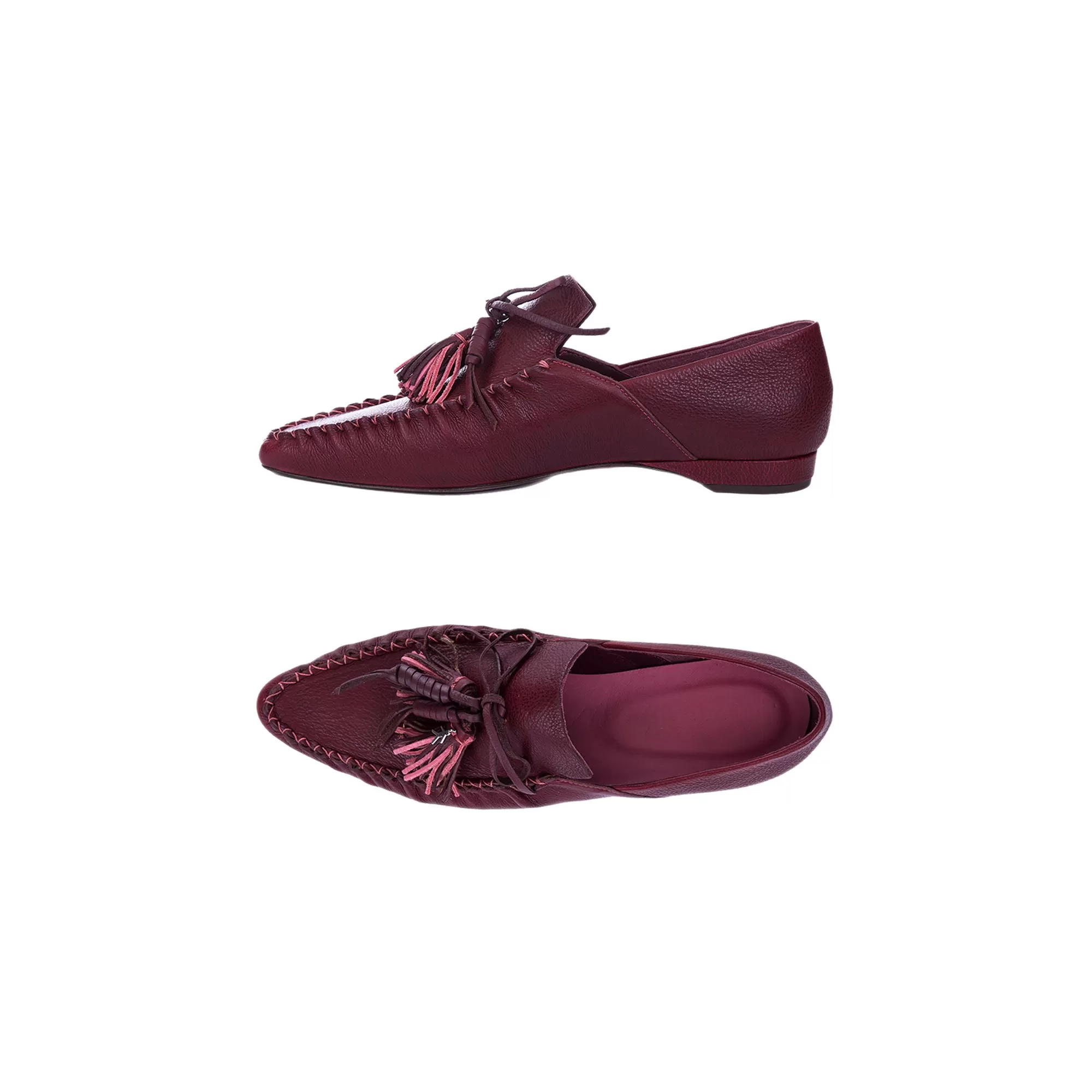 Moccasin Messico Burgundy