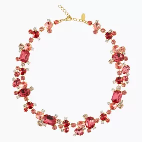 Noora Necklace / Mulberry Red Combo