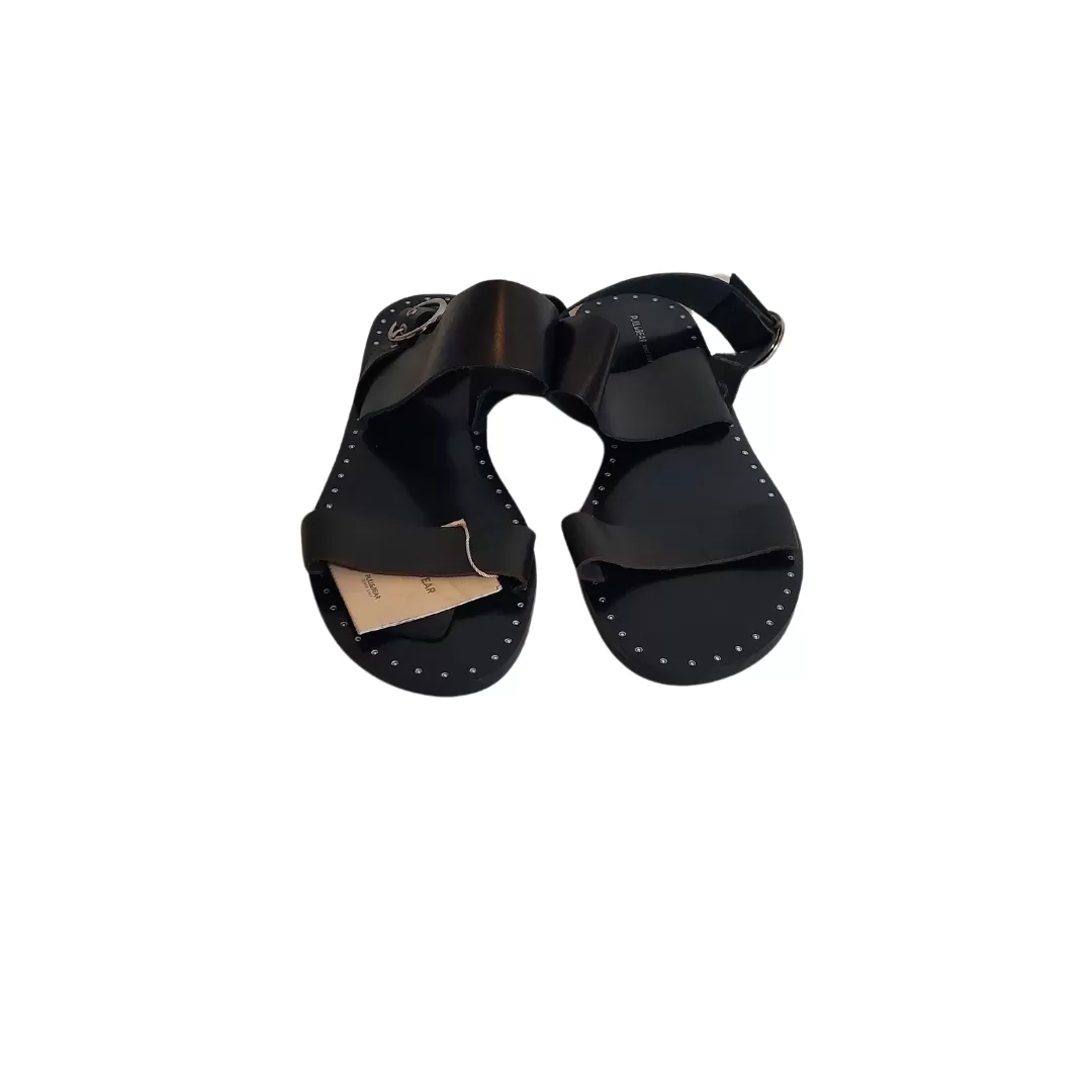 Pull & Bear Black Strappy Flats | Brand New |