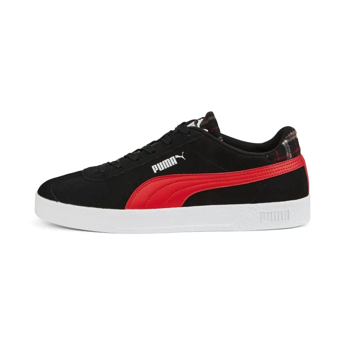 PUMA MEN'S CLUB BLACK/RED SHOE