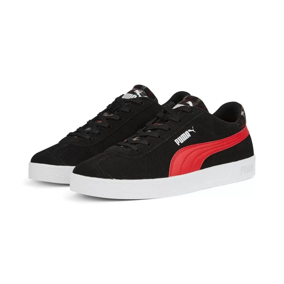 PUMA MEN'S CLUB BLACK/RED SHOE