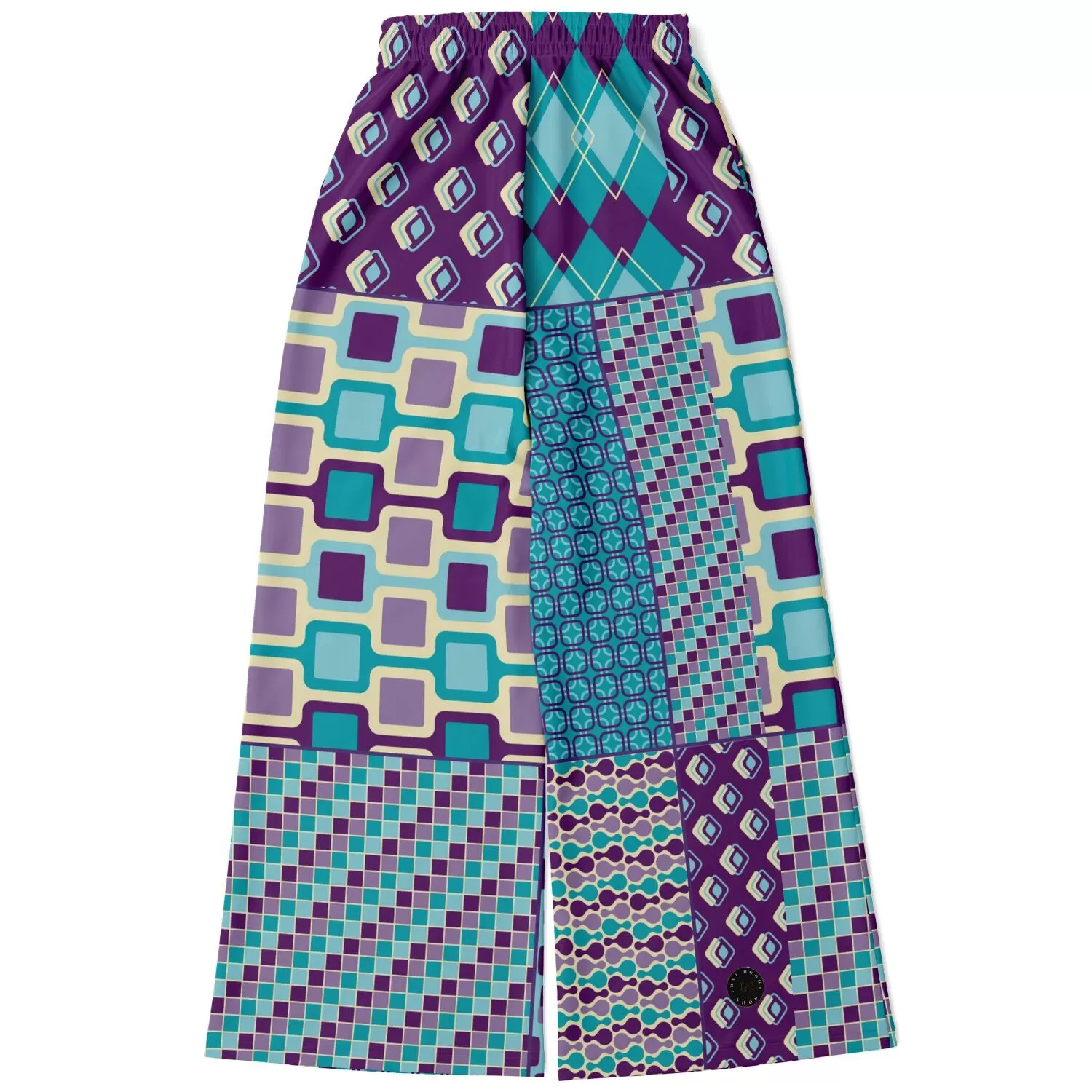 Purple Jetson Eco-Poly Stretchy Phat Bellbottoms