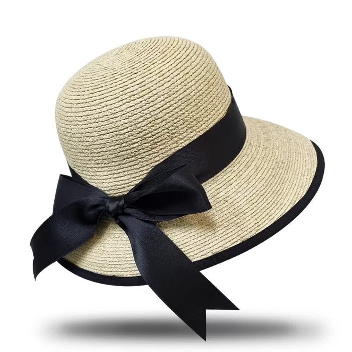 Raffia Cloche Hat-SL353