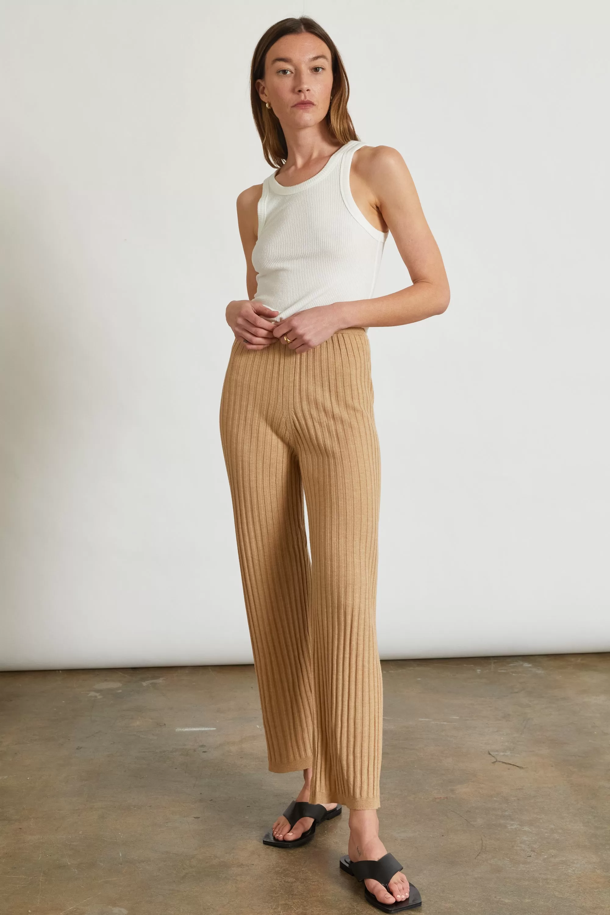 Ribbed Knit Pants