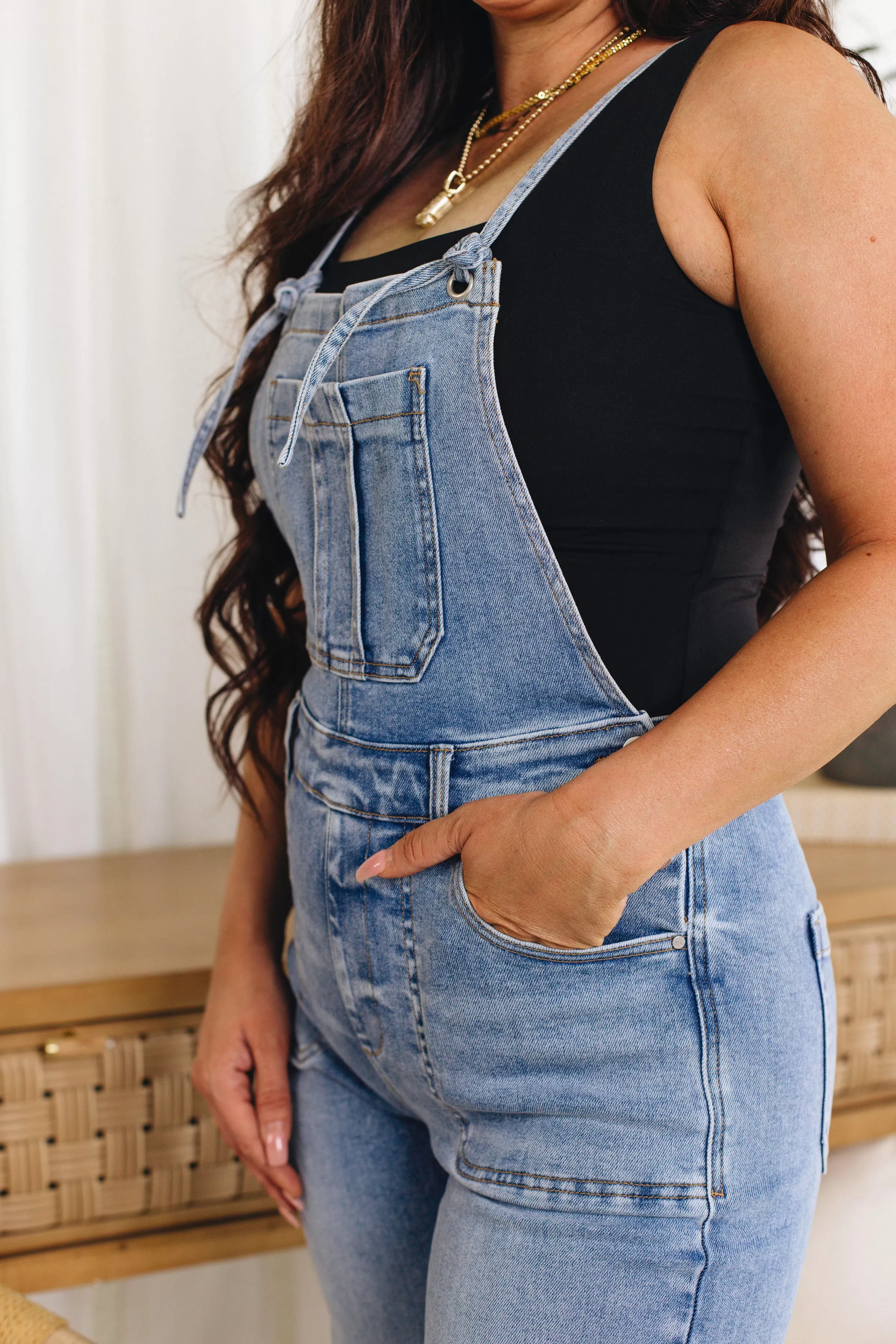 Risen - Crop Straight Overalls (S-3XL)