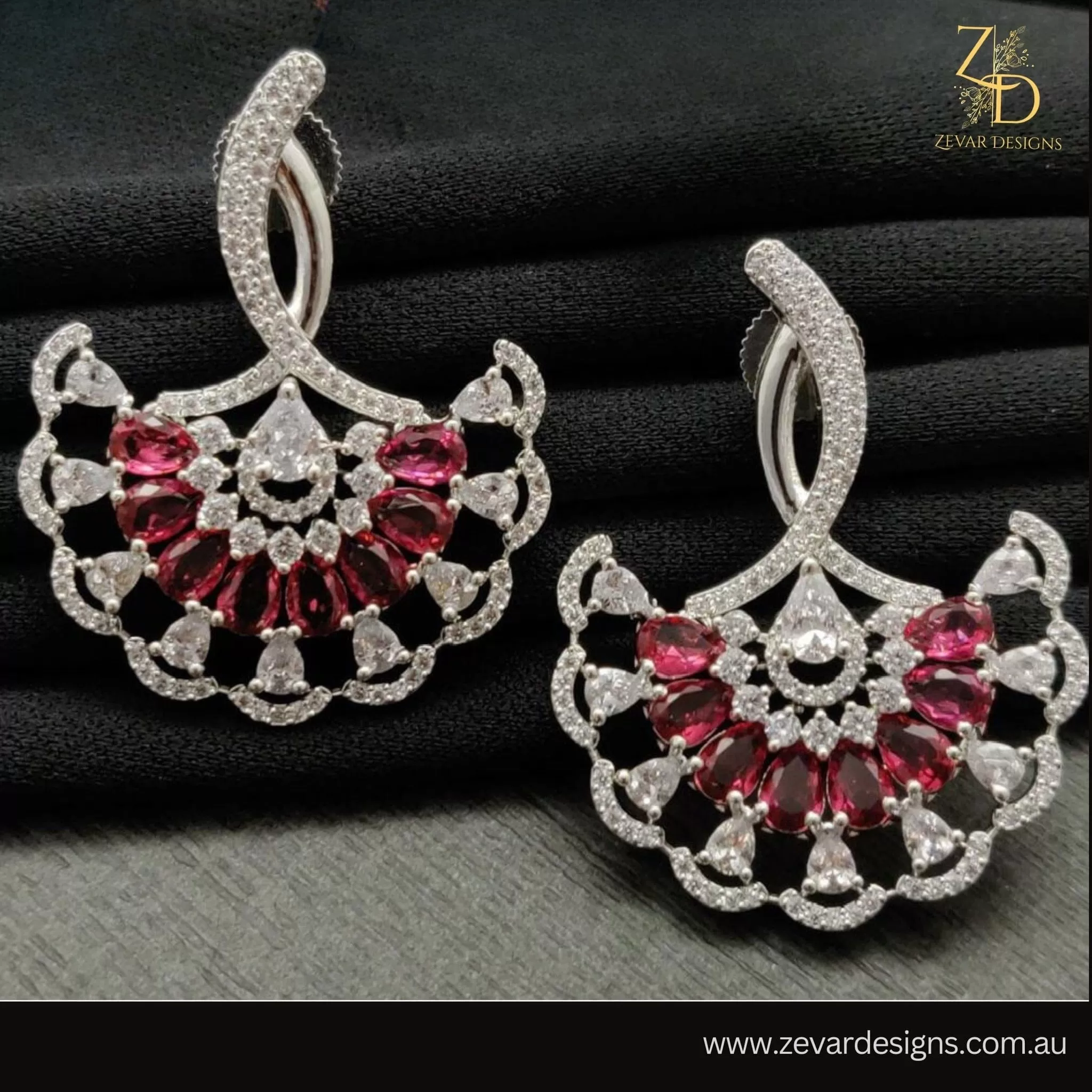 Ruby AD Earrings