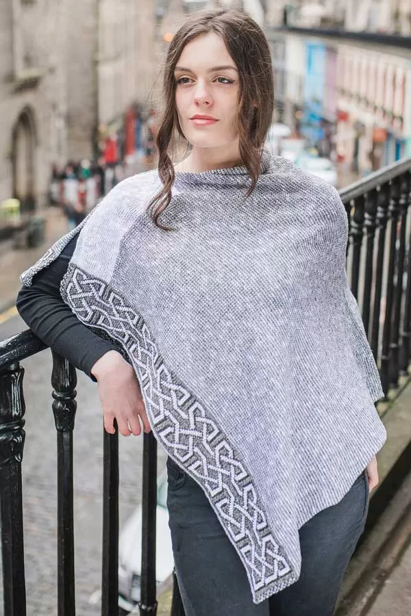 Sailors Knot Linen & Silk Poncho/Shawl