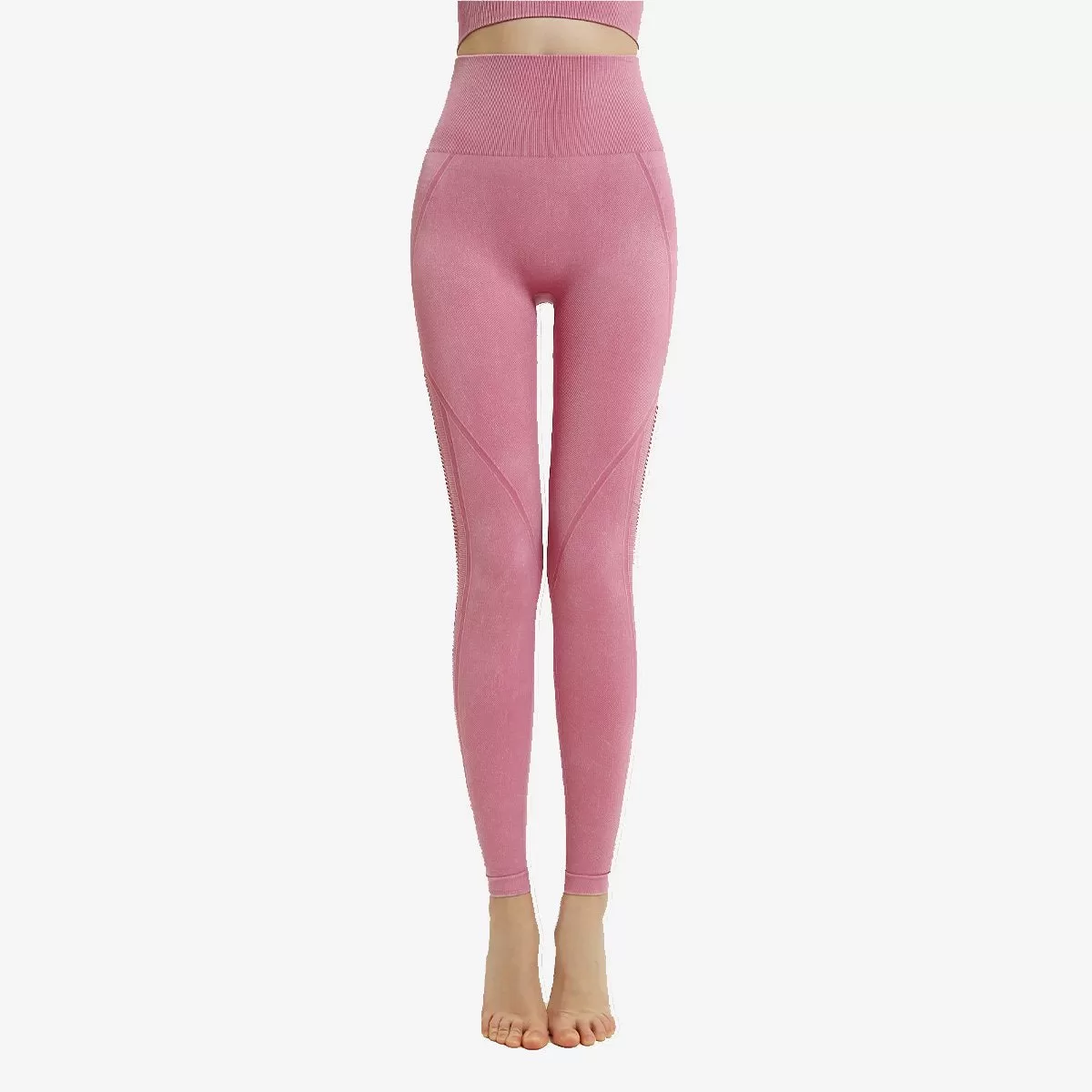 SALE - High Waist Side Mesh Insert Leggings