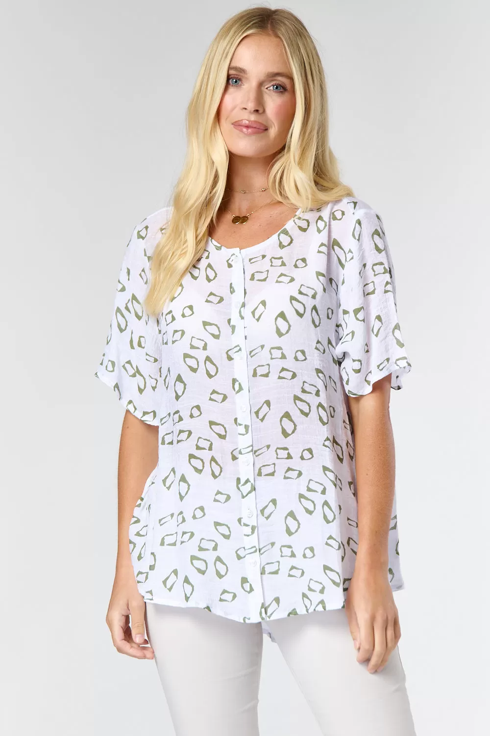 Saloos Angel Sleeve Swing Shirt