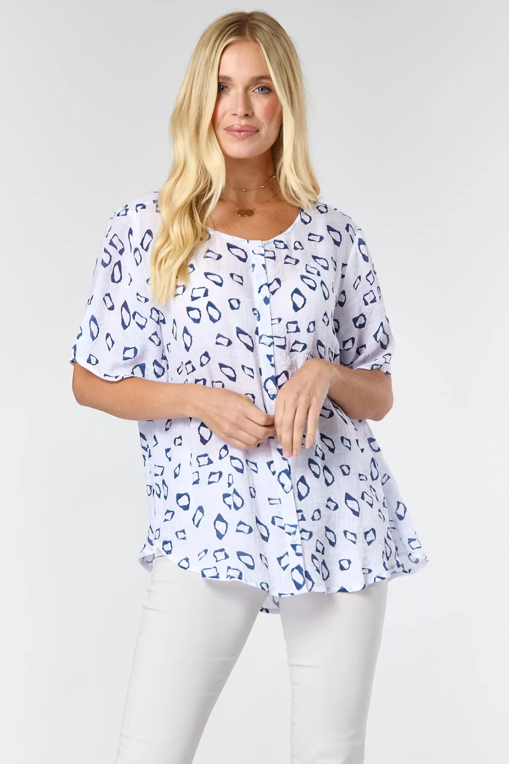 Saloos Angel Sleeve Swing Shirt