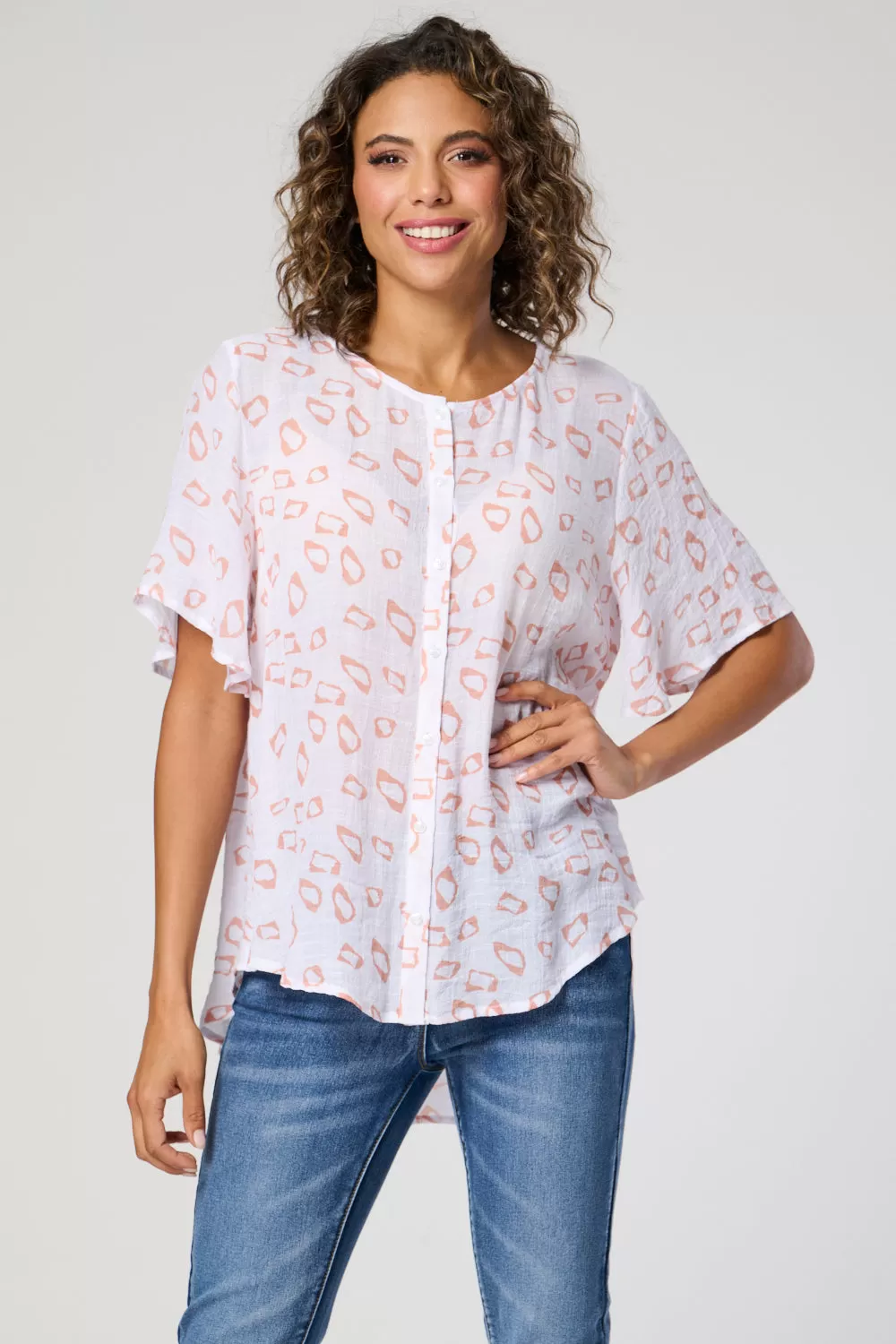 Saloos Angel Sleeve Swing Shirt