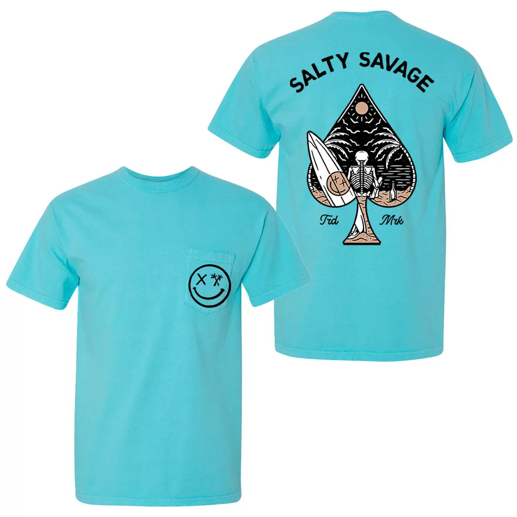 Salty Savage "Beach Spade" Pocket Tee