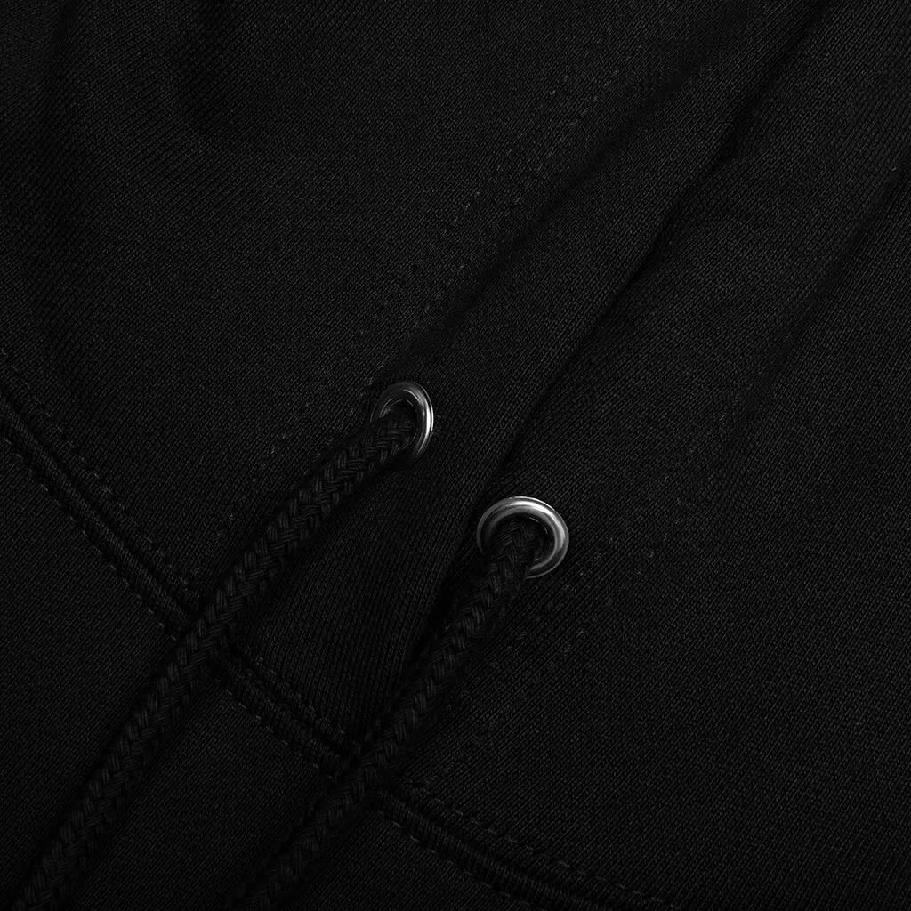 Scribble Logo Hoodie - Black