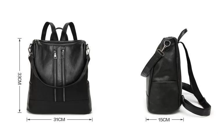 Sha Vegan Leather Backpack