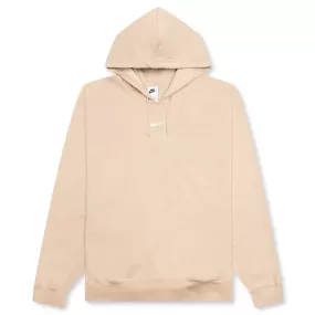 Sportswear Collection Essentials Women's Oversized Fleece Hoodie - Sanddrift/White