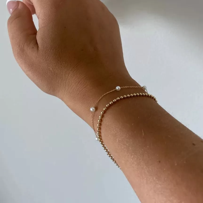 Station Pearl Bracelet