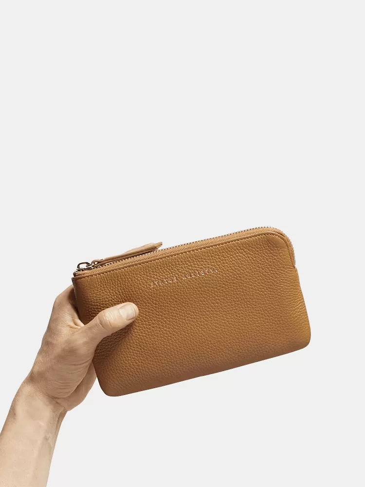 Status Anxiety Smoke And Mirrors Wallet - Tan