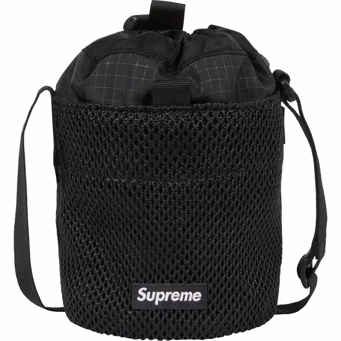 SUPREME SMALL CINCH POUCH-BLACK