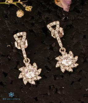 The Floral Dream Silver Earrings