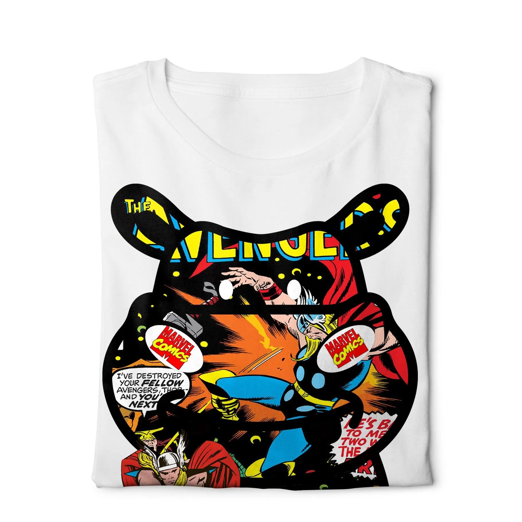 Thor Marvel X A Ravin Hippo - Digital Graphics Basic T-shirt White