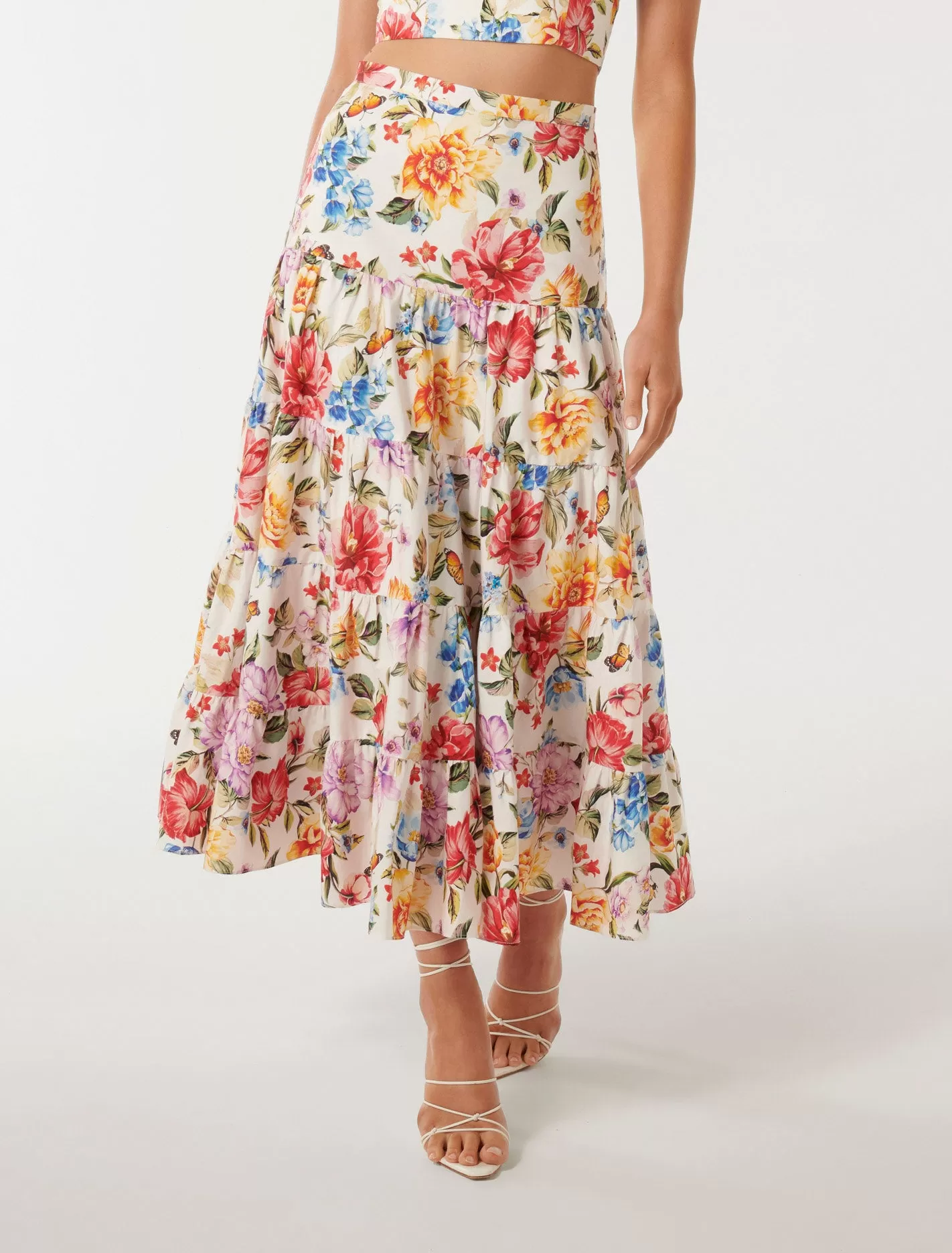 Tilly Tiered Midi Skirt