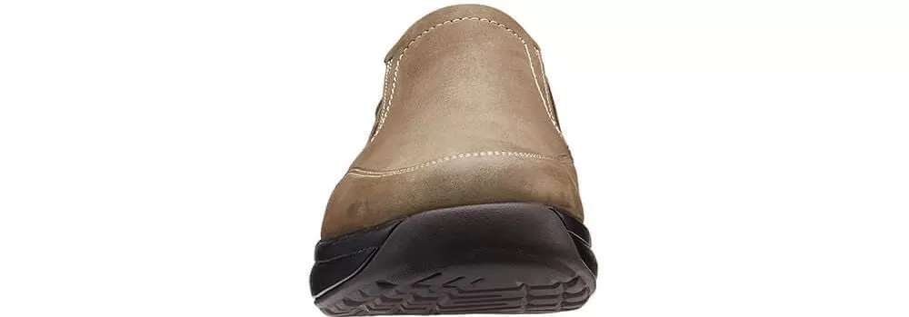 Traveler II Wide Fit Men's Leather Easy Slip On Flat Shoe