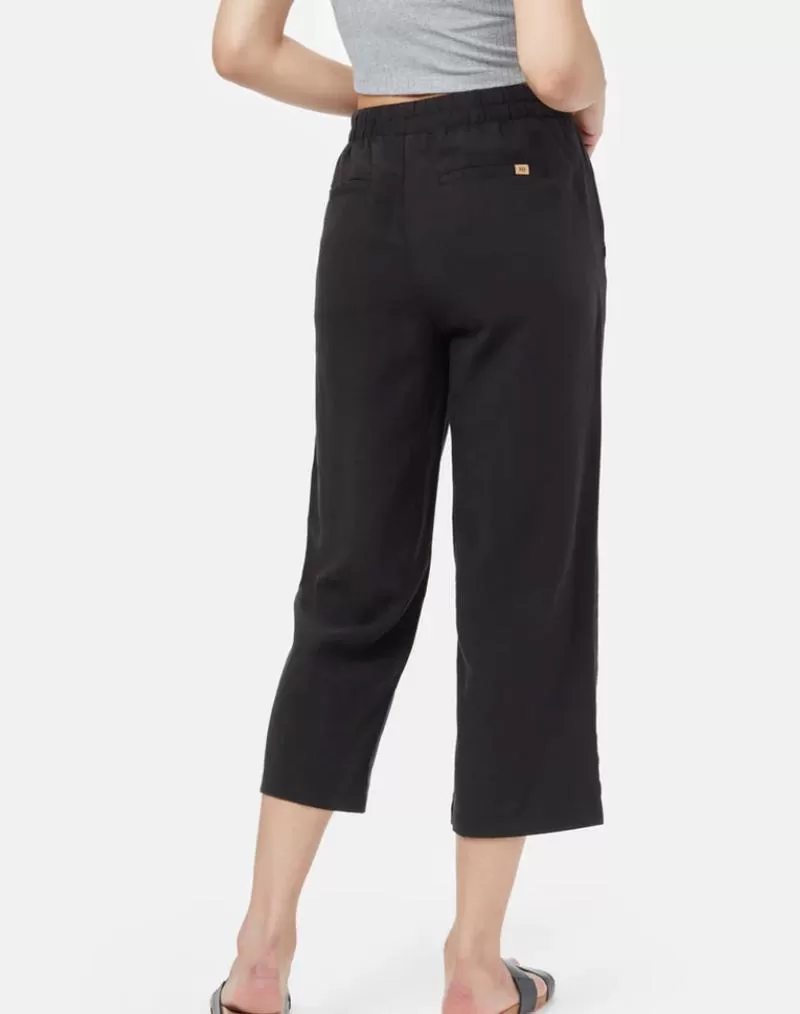 TreeLinen Billow Pant by Ten Tree in Black