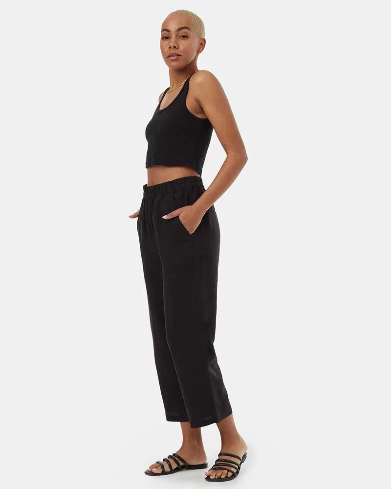 TreeLinen Billow Pant by Ten Tree in Black