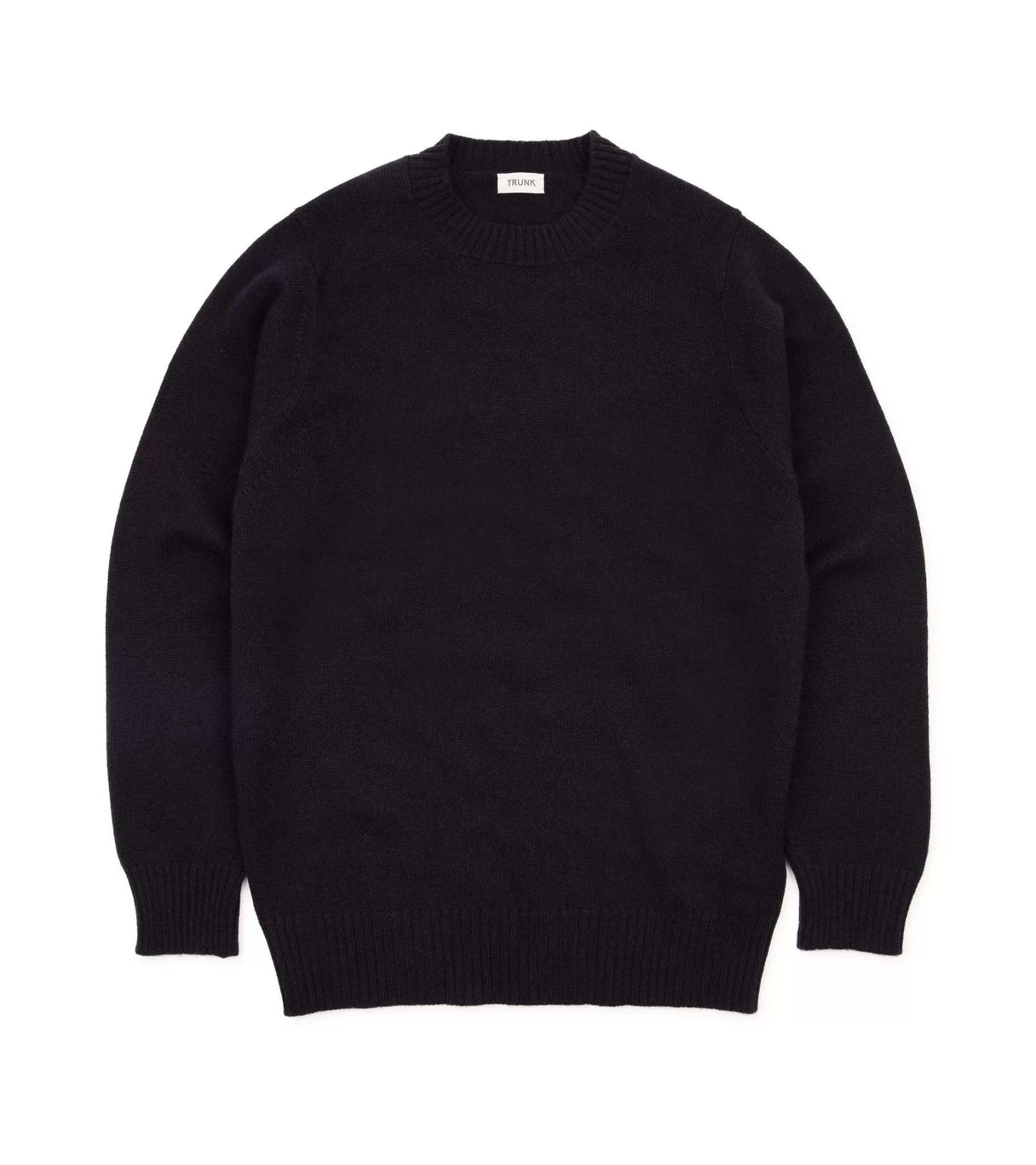 Trunk Crawford Cashmere Crew Neck Sweater: Dark Navy