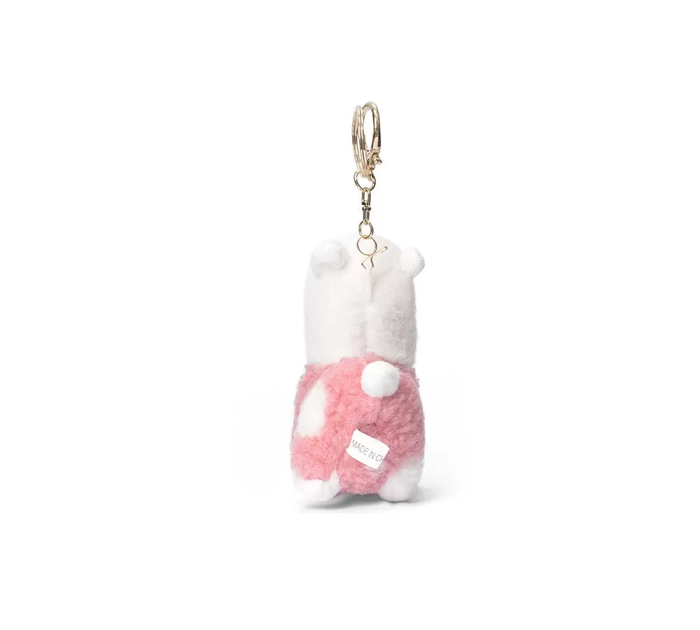 UGG AUSTRALIAN SHEPHERD Cute Plush Alpaca Keyring