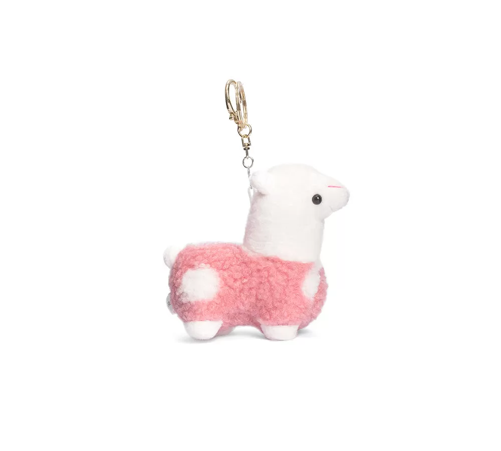 UGG AUSTRALIAN SHEPHERD Cute Plush Alpaca Keyring