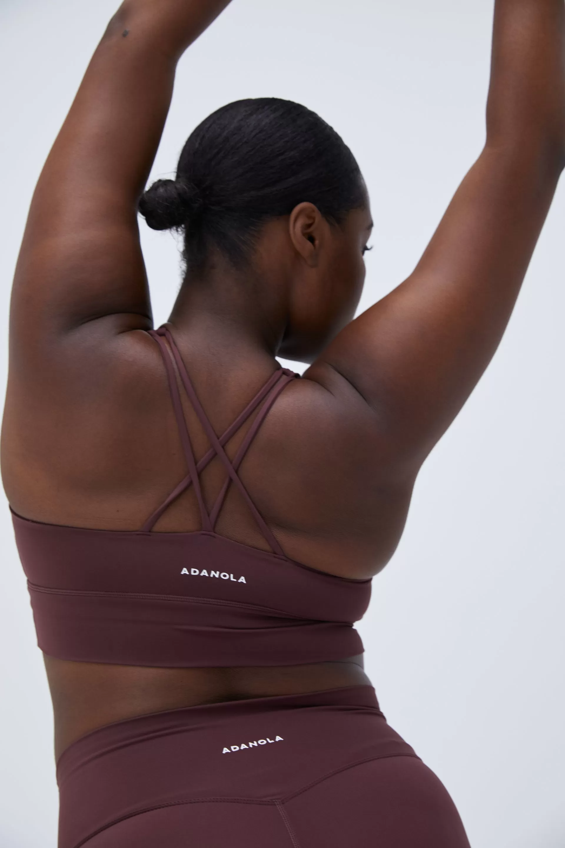 Ultimate Cross Back Bra - Burgundy