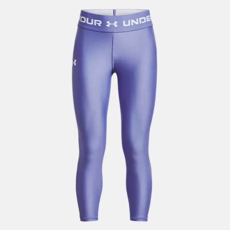 Under Armour Baja Blue/White HeatGear Armour Ankle Crop