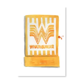 Whataburger Matchbook